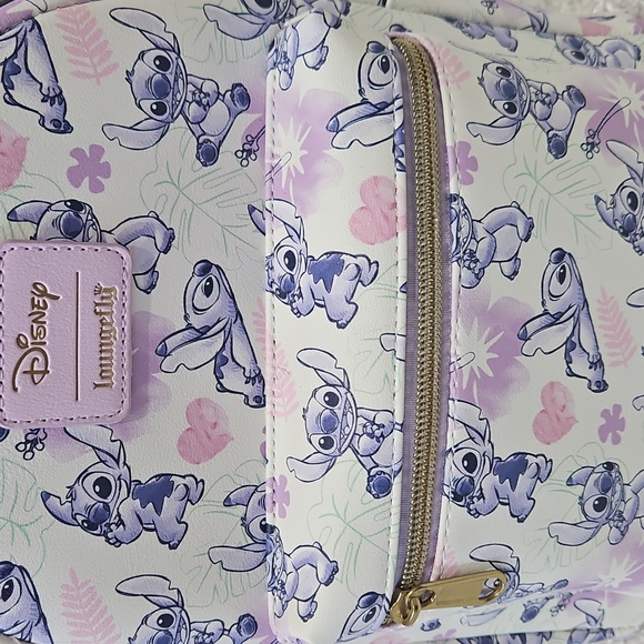 NWT Loungefly Lilo And Stich Tropical Heart mini backpack main image 11